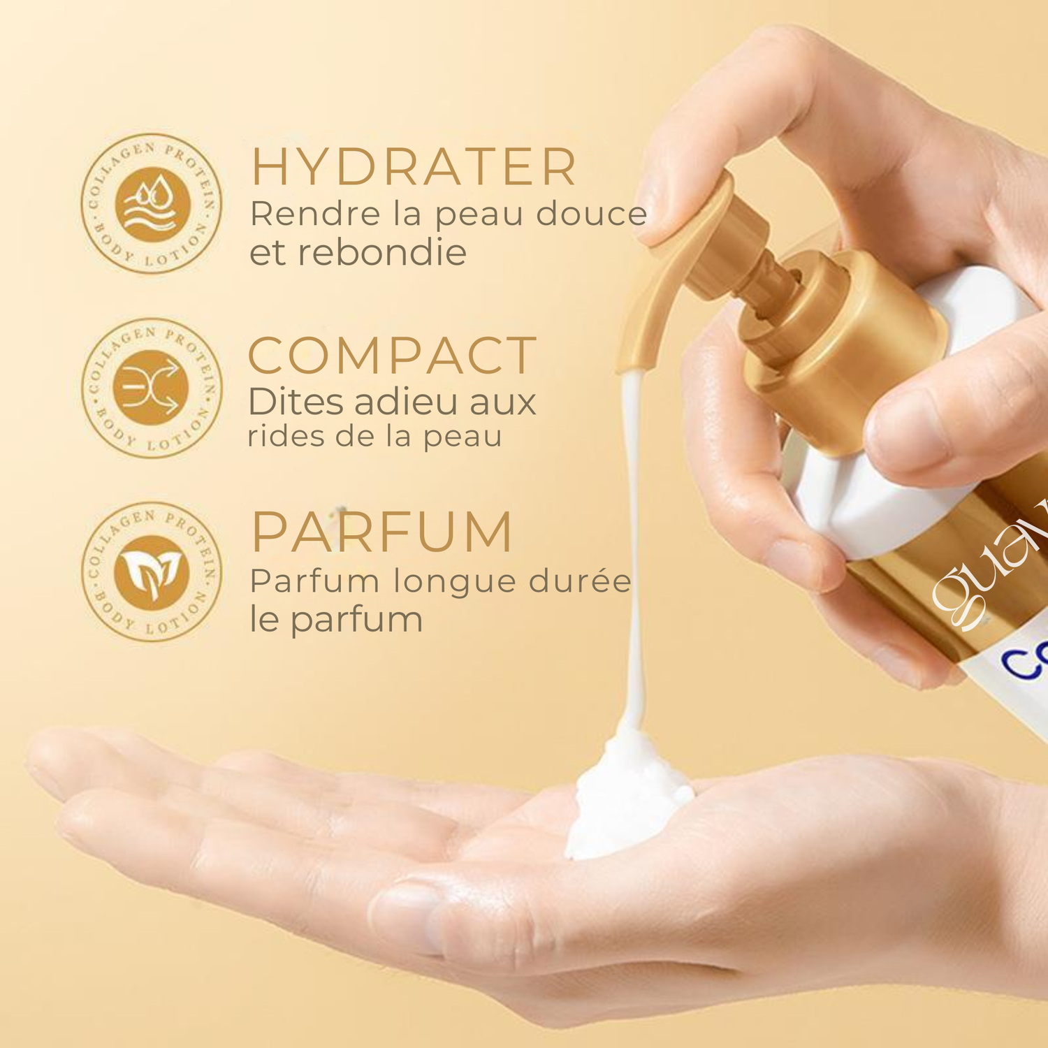 Lotion Corporelle Raffermissante au Collagène